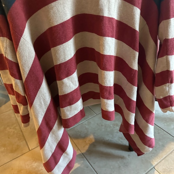 Patriotic RED WHITE BLUE Sweater by Tasha Palizzi SIZE MED - Picture 2 of 8
